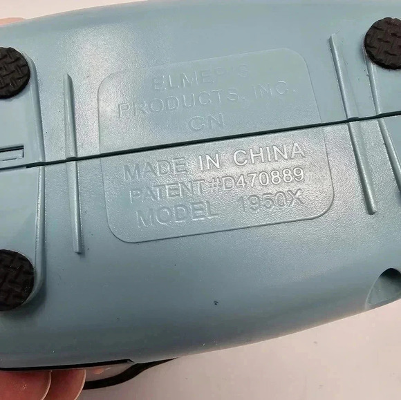 Vintage X-Acto Elmers Products Electric Blue Pencil Sharpener Model 1950X CN - Picture 5 of 5